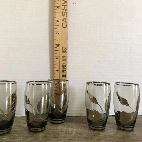 Vtg  Silver Overlay Shot Glasses - Picture 5 of 7